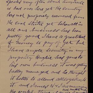 a page of handwritten text