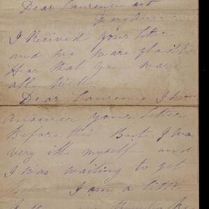 a page of handwritten text