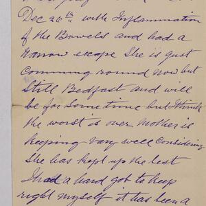 a page of handwritten text