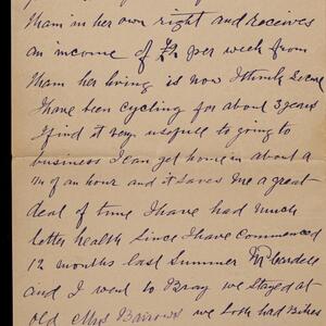 a page of handwritten text