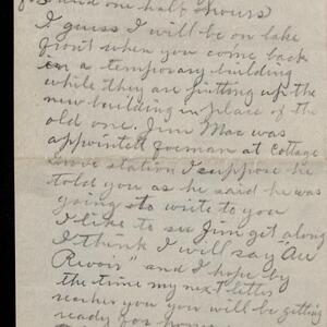 a page of handwritten text