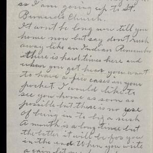 a page of handwritten text