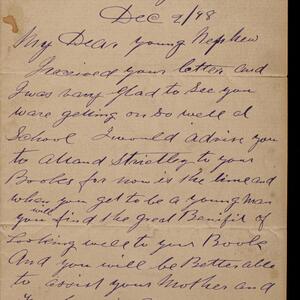 a page of handwritten text