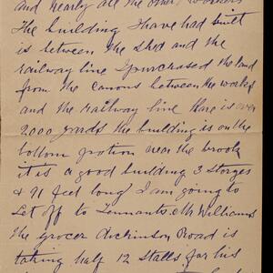 a page of handwritten text