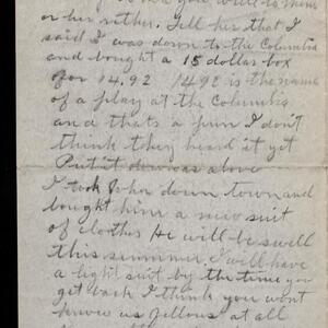 a page of handwritten text