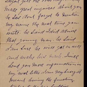 a page of handwritten text