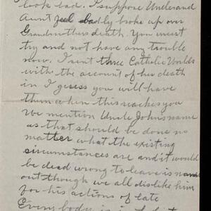 a page of handwritten text