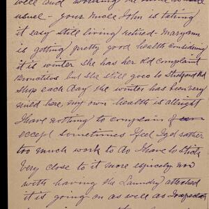 a page of handwritten text