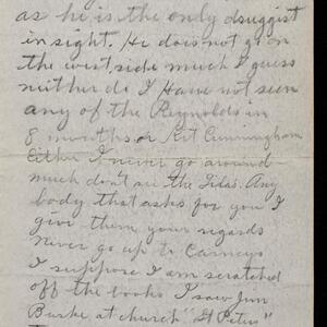 a page of handwritten text