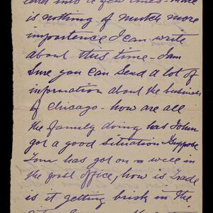 a page of handwritten text