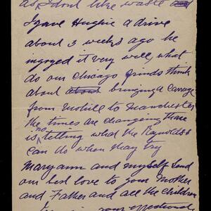 a page of handwritten text