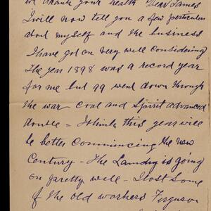 a page of handwritten text