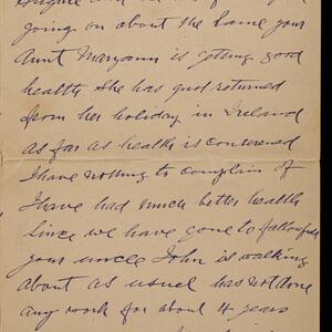 a page of handwritten text