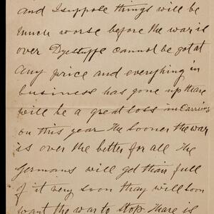 a page of handwritten text