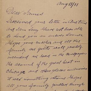a page of handwritten text