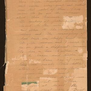 a page of handwritten text
