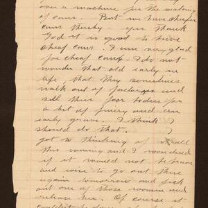 a page of handwritten text