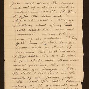 a page of handwritten text