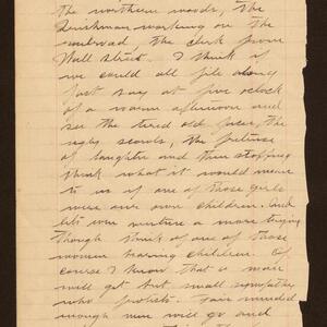 a page of handwritten text