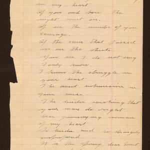a page of handwritten text