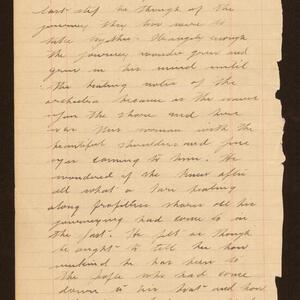 a page of handwritten text