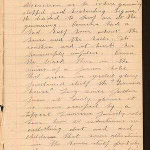 a page of handwritten text