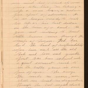 a page of handwritten text