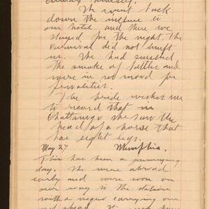 a page of handwritten text