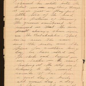 a page of handwritten text