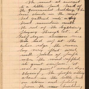 a page of handwritten text