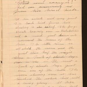a page of handwritten text