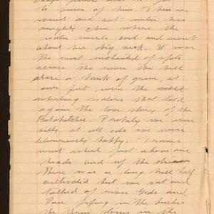 a page of handwritten text
