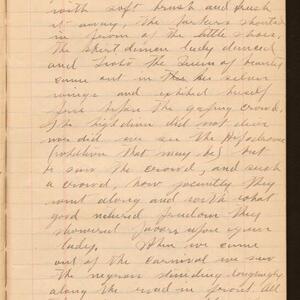 a page of handwritten text