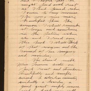 a page of handwritten text