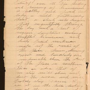 a page of handwritten text