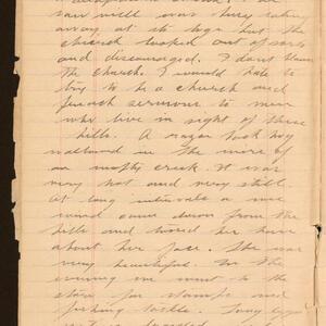 a page of handwritten text