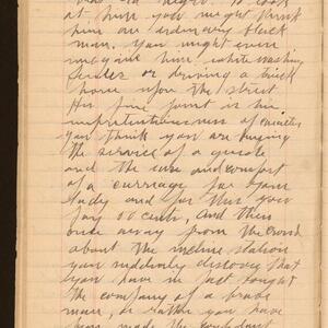 a page of handwritten text