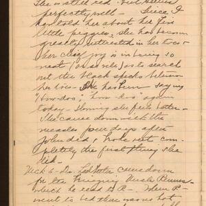 a page of handwritten text