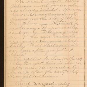 a page of handwritten text