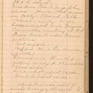 a page of handwritten text