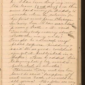 a page of handwritten text
