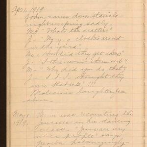 a page of handwritten text