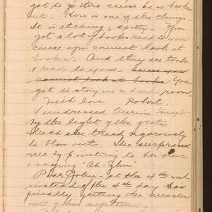 a page of handwritten text