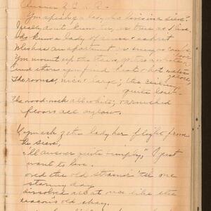 a page of handwritten text