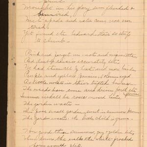 a page of handwritten text