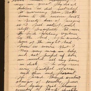 a page of handwritten text