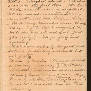a page of handwritten text