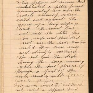 a page of handwritten text