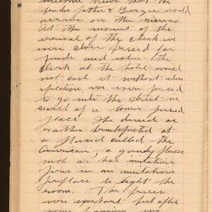 a page of handwritten text