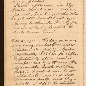 a page of handwritten text